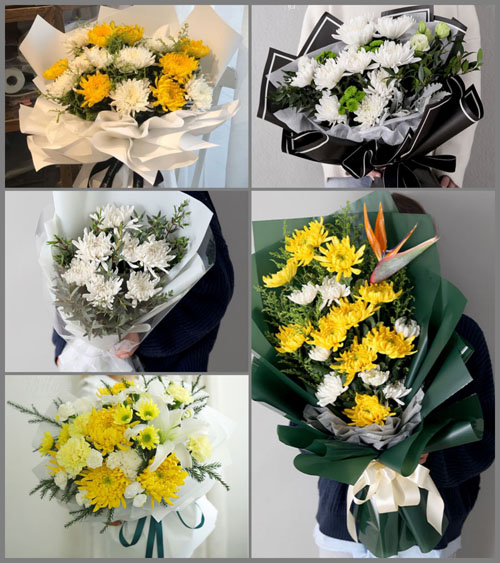 广东潮州市潮安区归湖镇碗窑村白事花束代送